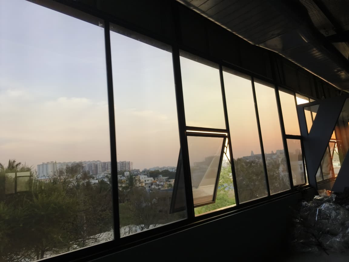 Light blocking opaque film for home theater room